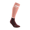 CEP The Run Compression Tall Socks 4.0, Women Rose/Dark Red II 