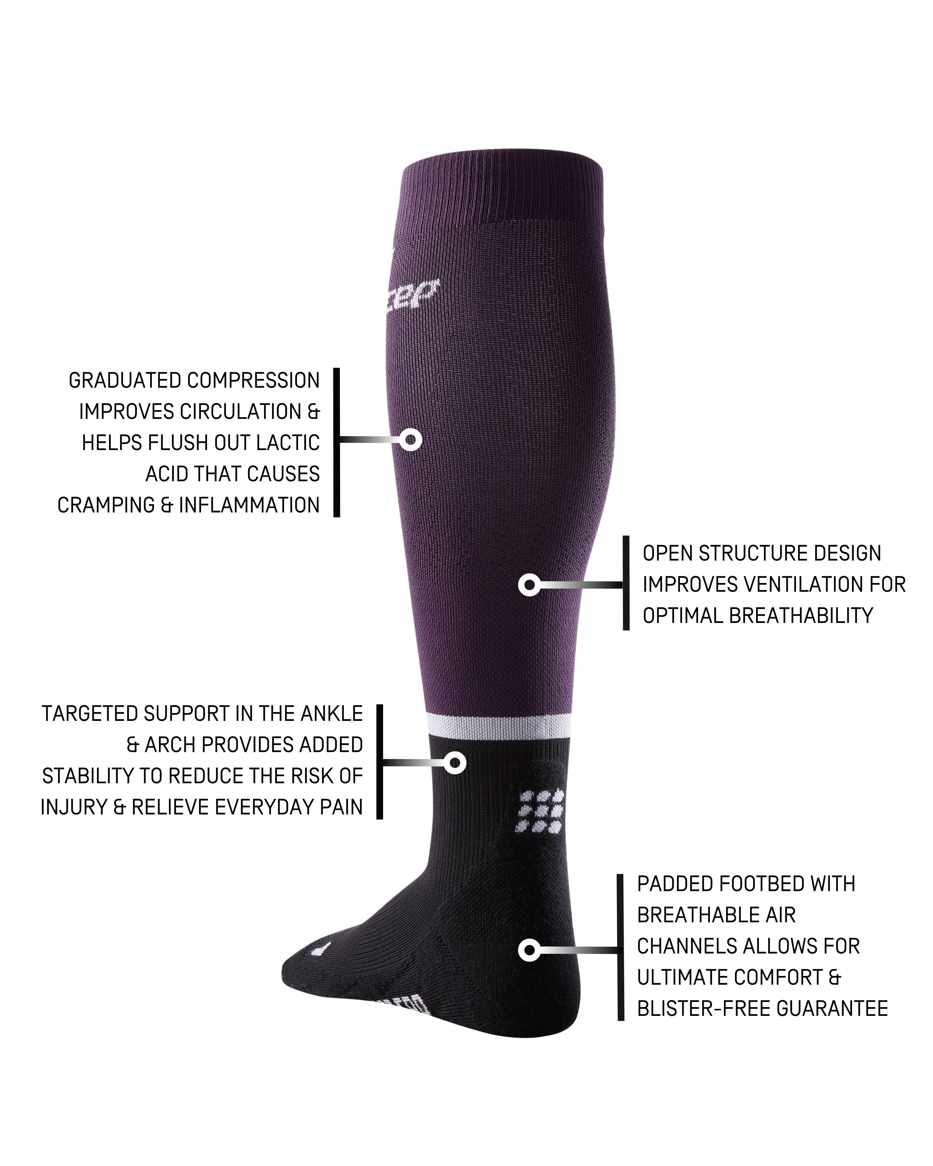 CEP The Run Compression Tall Socks 4.0, Men 