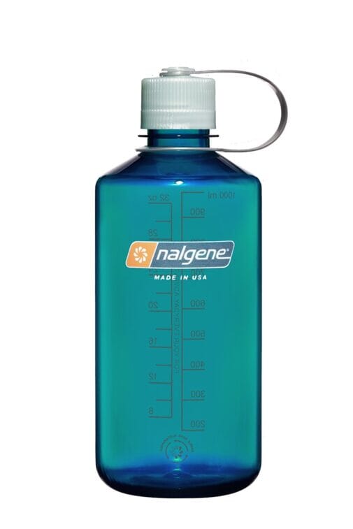 Nalgene 32oz Narrow Mouth Sustain Water Bottle Trout Green 