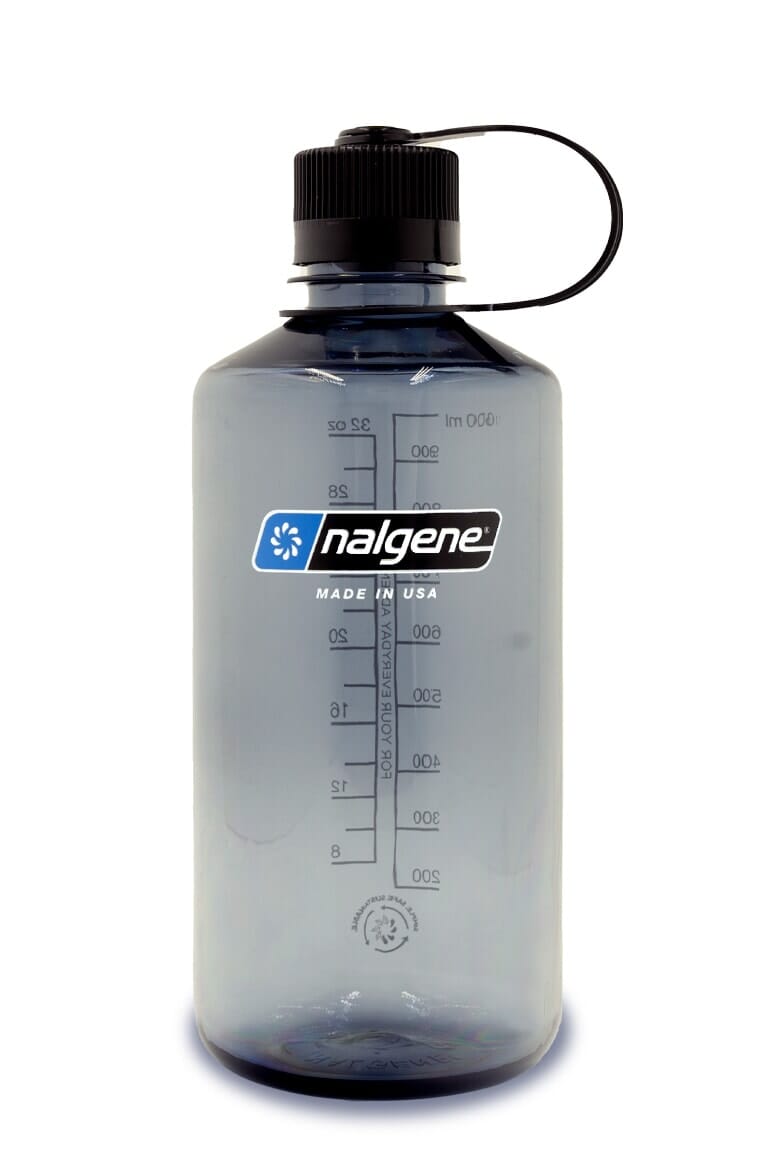 Nalgene 32oz Narrow Mouth Sustain Water Bottle Gray 