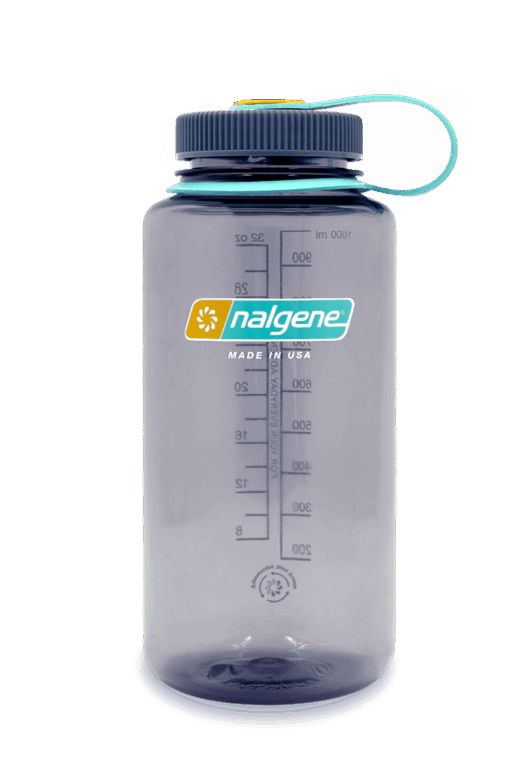 Nalgene 32oz Wide Mouth Sustain Water Bottle Aubergine 