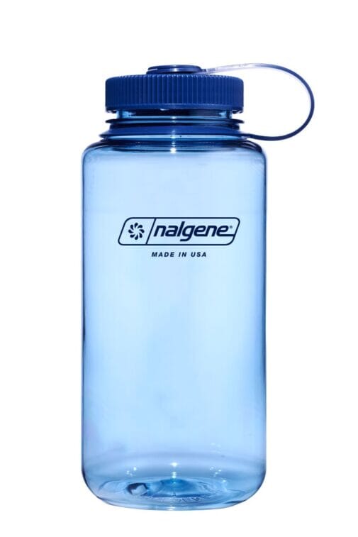 Nalgene 32oz Wide Mouth Sustain Water Bottle Baby Blue 