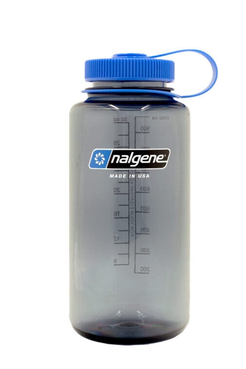 Nalgene 32oz Wide Mouth Sustain Water Bottle Gray 