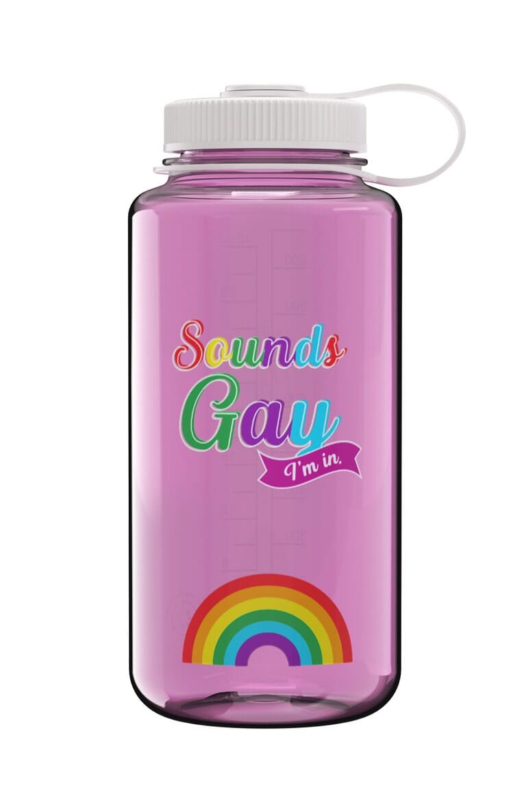 Nalgene 32oz Wide Mouth Sustain Water Bottle 2024 Pride Bottle 
