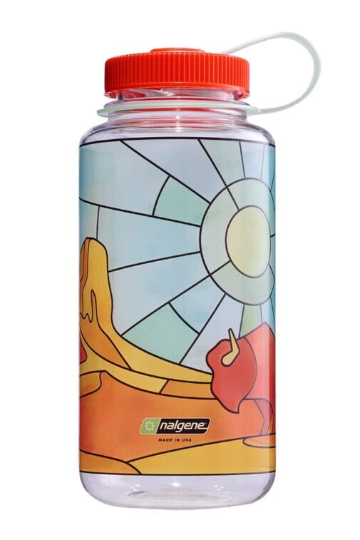Nalgene 32oz Wide Mouth Sustain Water Bottle Glass Desert 