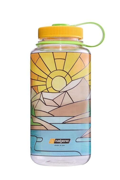 Nalgene 32oz Wide Mouth Sustain Water Bottle - Glass River