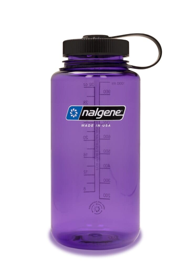 Nalgene 32oz Wide Mouth Sustain Water Bottle Purple 