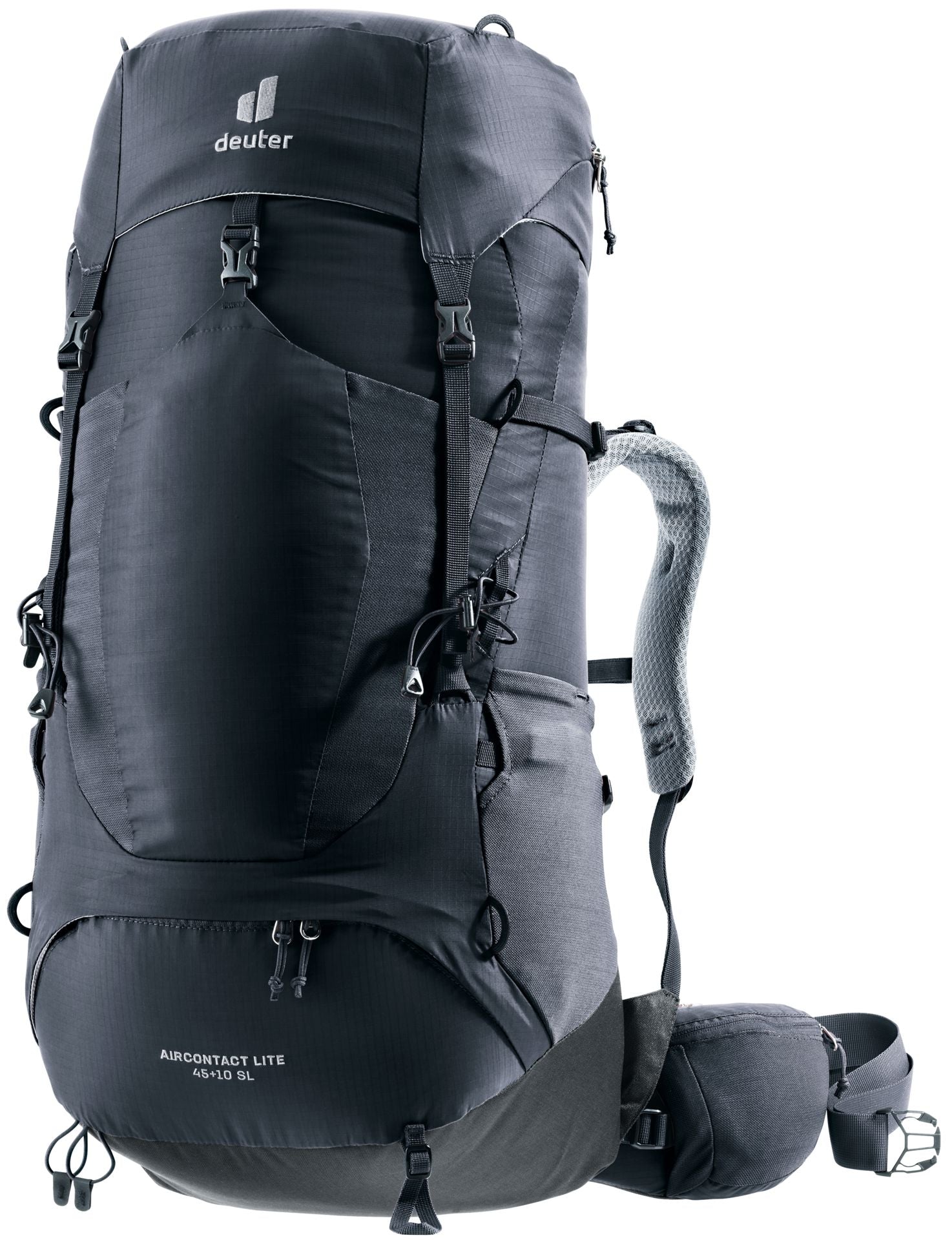 Deuter Aircontact Lite 45 + 10 SL Women's Backpacking Pack Black Graphite 