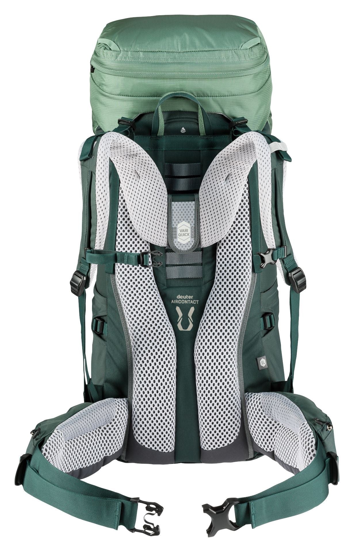 Deuter Aircontact Lite 45+10 SL Women's Backpacking Pack Aloe-Forest 