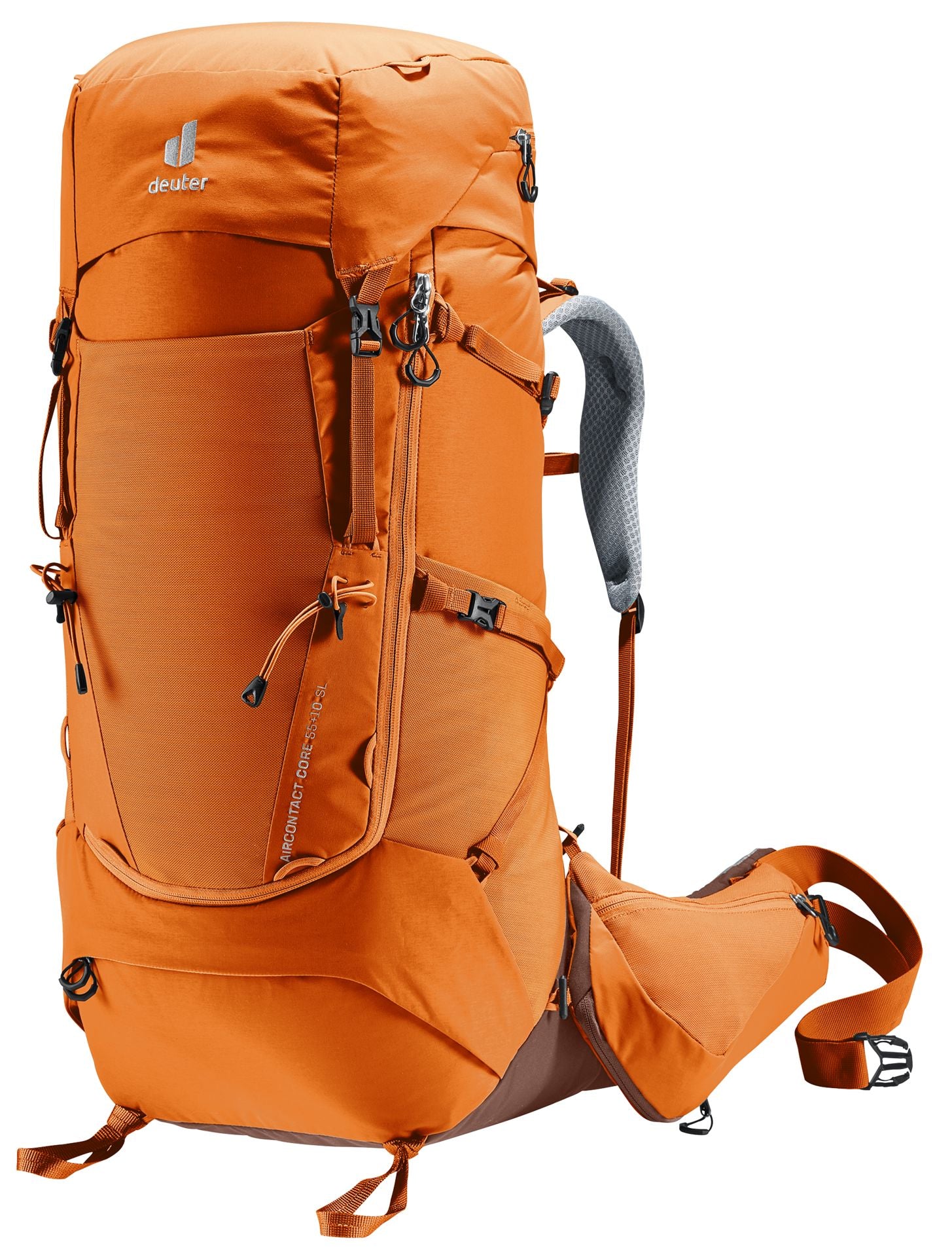 Deuter Aircontact Core 55+10 SL Women's Backpacking Pack Chestnut-Umbra 