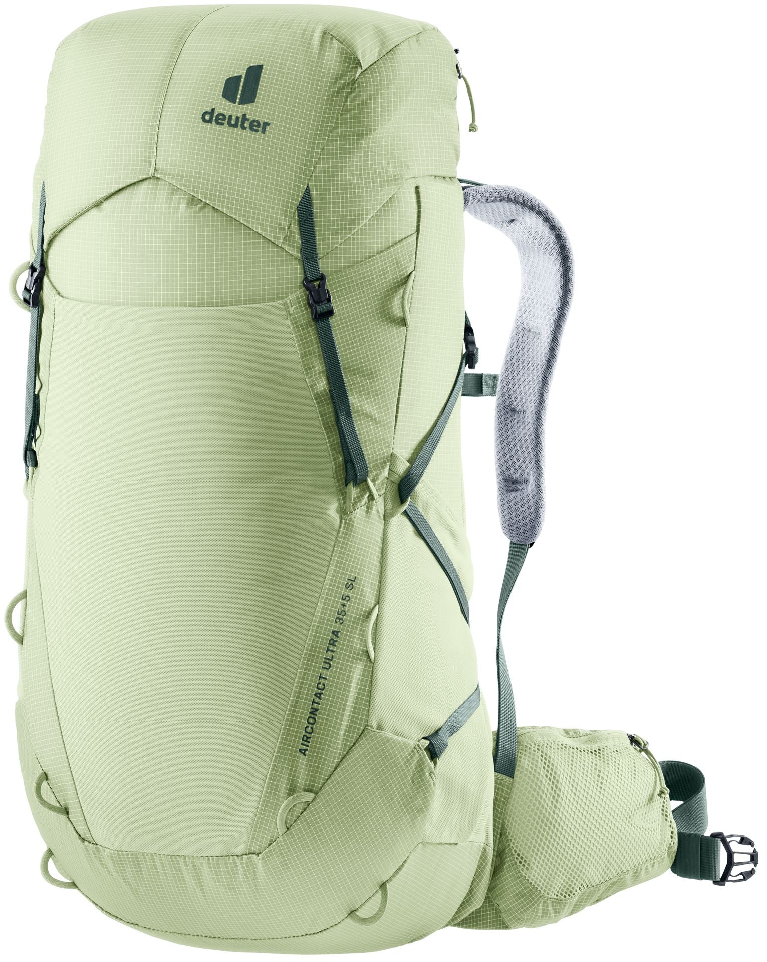 Deuter Aircontact Ultra 35+5 SL Women's Backpacking Pack Mineral-Ivy 