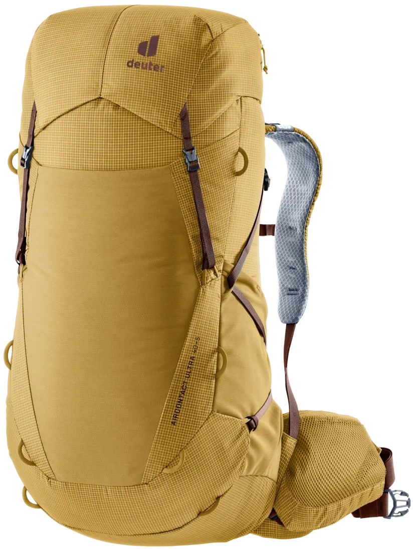 Deuter Aircontact Ultra 40+5 背包 - 薩凡納-葡萄乾