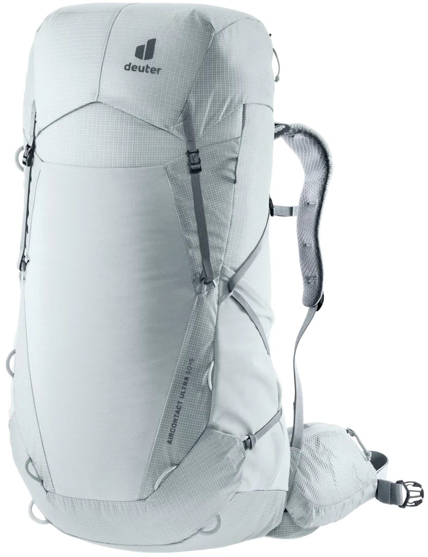 Deuter Aircontact Ultra 50+5 Backpacking Pack Tin-Shale 