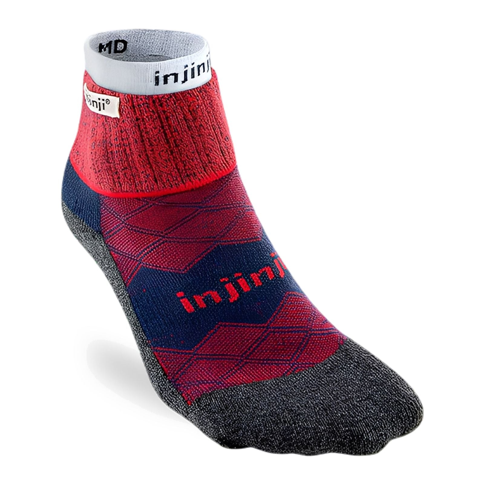 Injinji Men's Liner + Runner Mini‑Crew Socks 