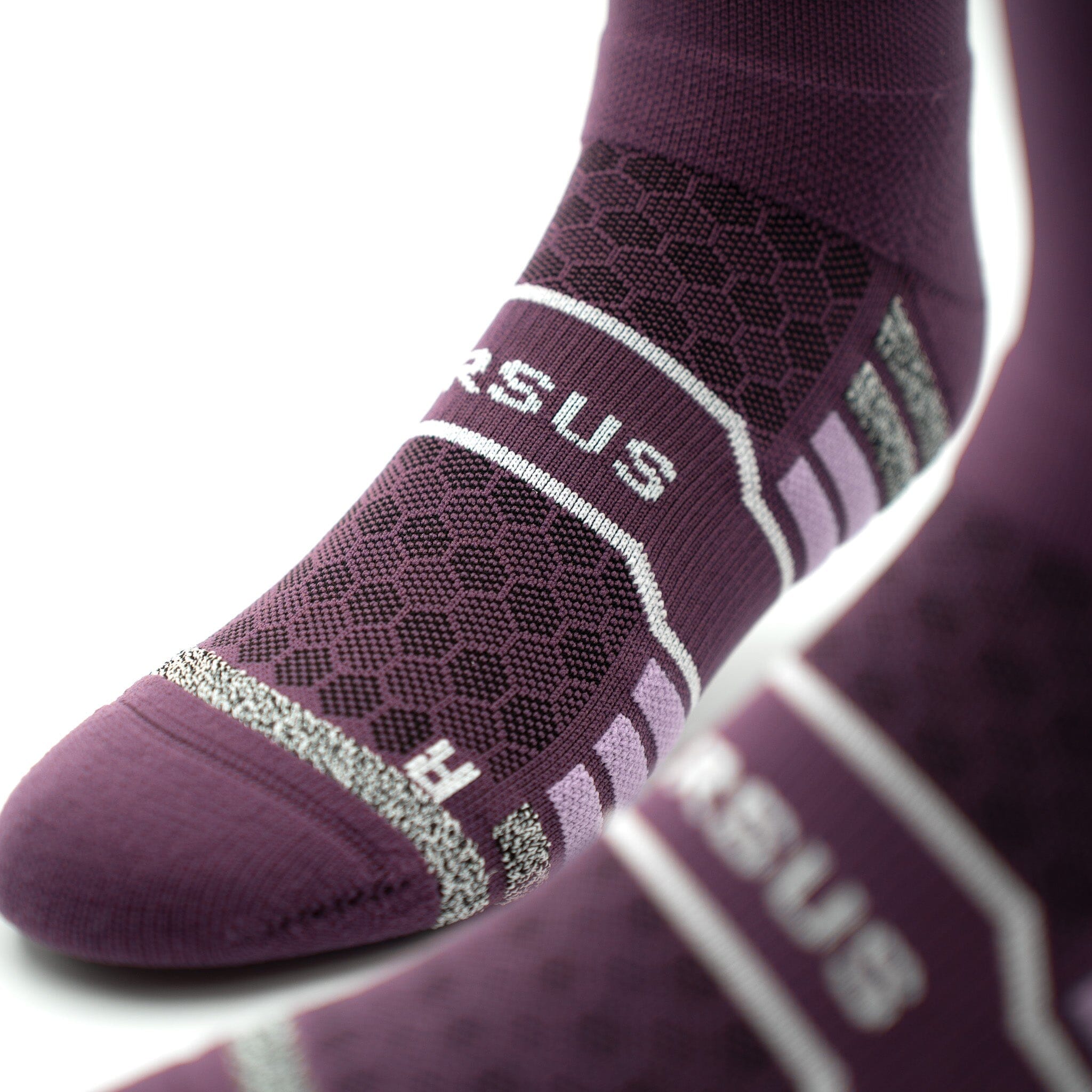 Versus Midnight Plum Trail Running Socks 