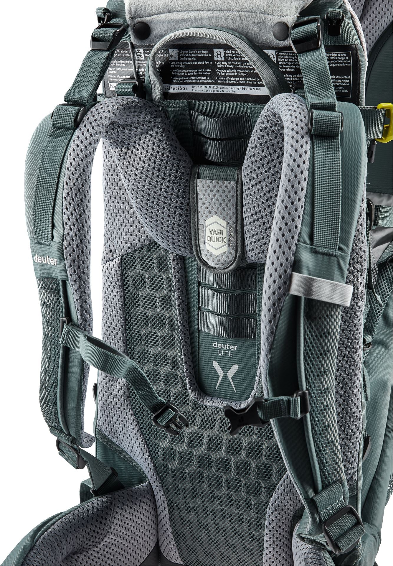 Deuter Kid Comfort Active Child Carrier + KC Sun Roof 