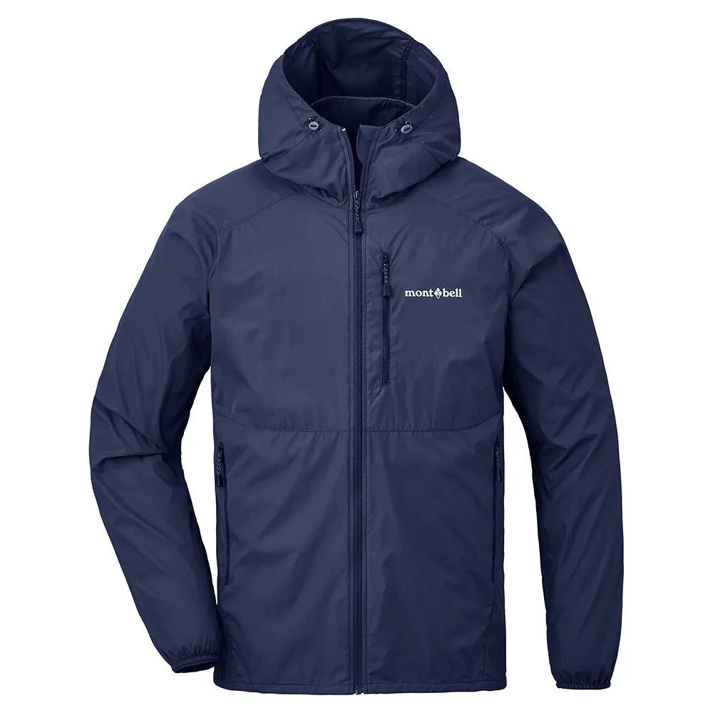 Montbell Men's Wind Blast Hooded Jacket Navy S 