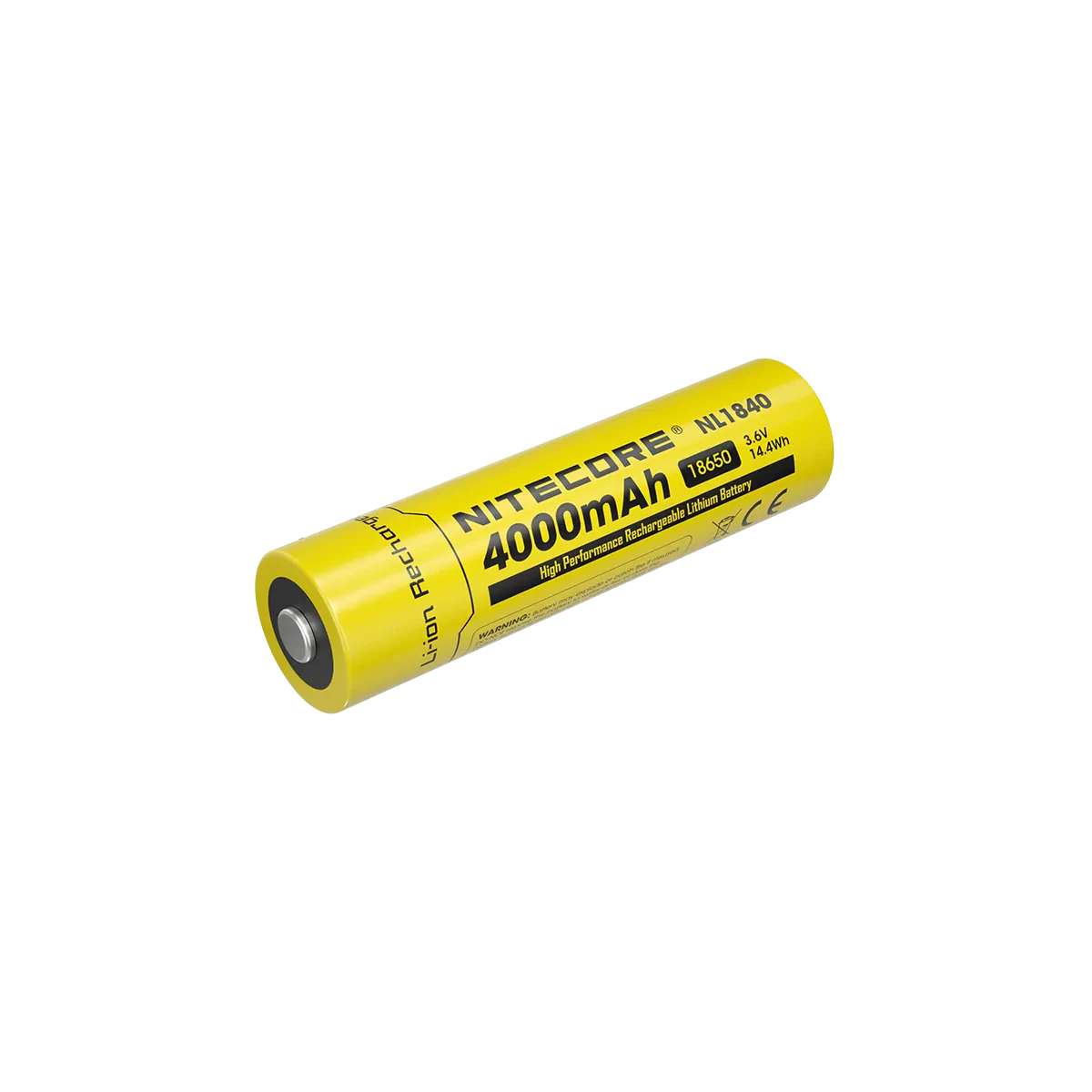 Nitecore NL1840 4000mAh 18650 High-Performance Li-Ion Rechargeable Battery 
