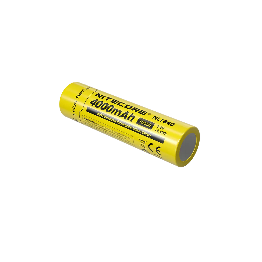 Nitecore NL1840 4000mAh 18650 High-Performance Li-Ion Rechargeable Battery 