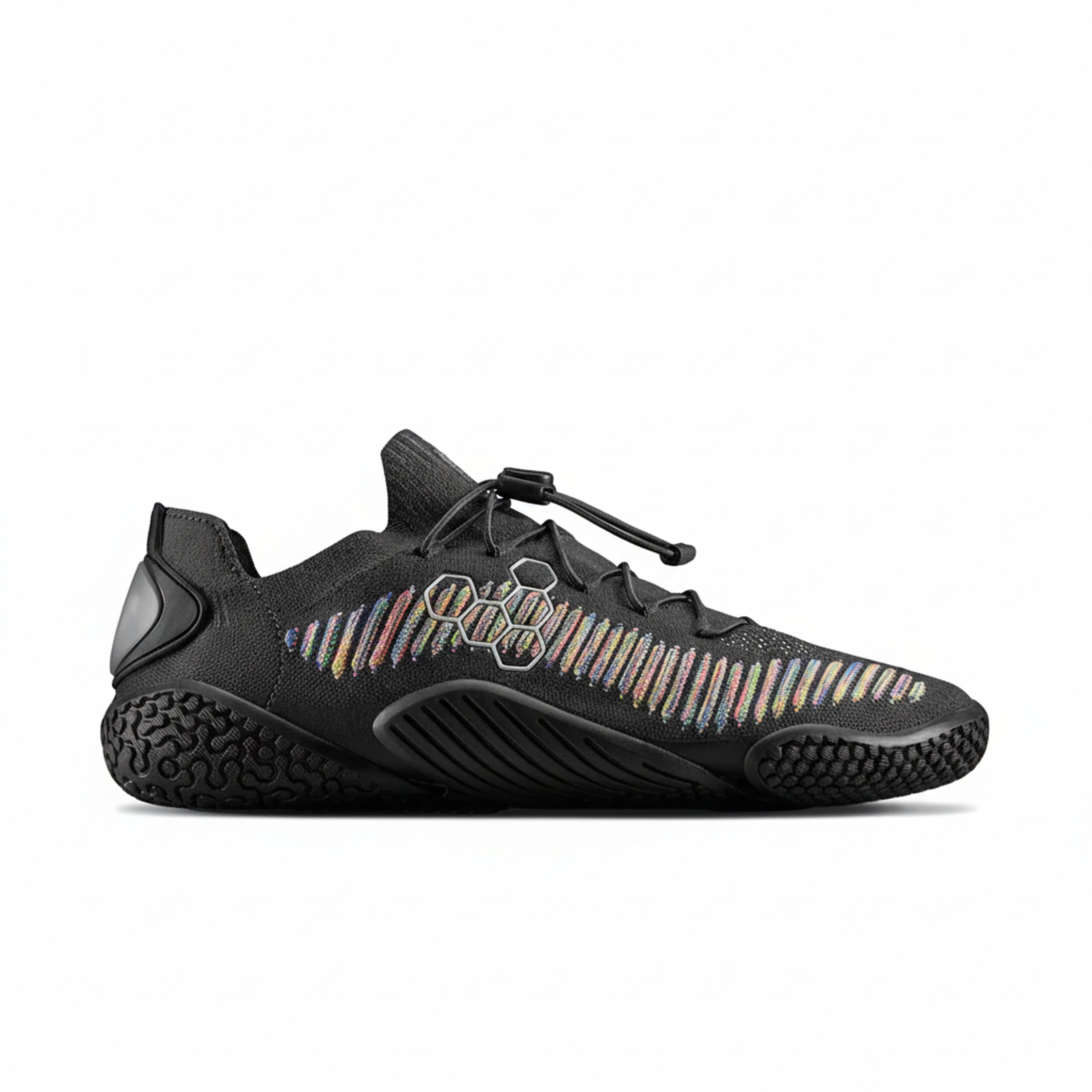 Vivobarefoot Motus Flex Mens Barefoot Shoes Obsidian/Space Dye US 7 EU 40 