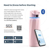 WaterH Boost Smart Water Bottle: 32 oz Hydration Tracker with APP & Insulation 