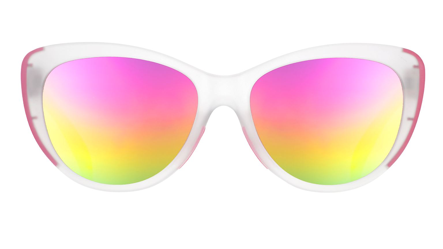 goodr Glam G - Sports Sunglasses - Rainbow Runway Ready 