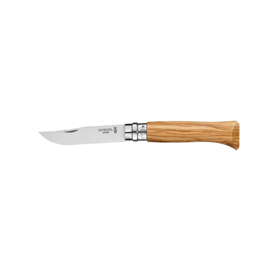 Opinel Pocket Knife N°08 Olive Wood 