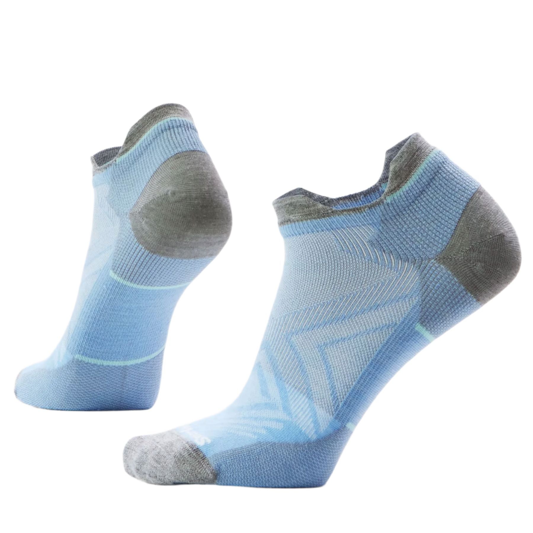 Smartwool Women's Run Zero Cushion Low Ankle Socks Serene Blue S (EU 34-37) 