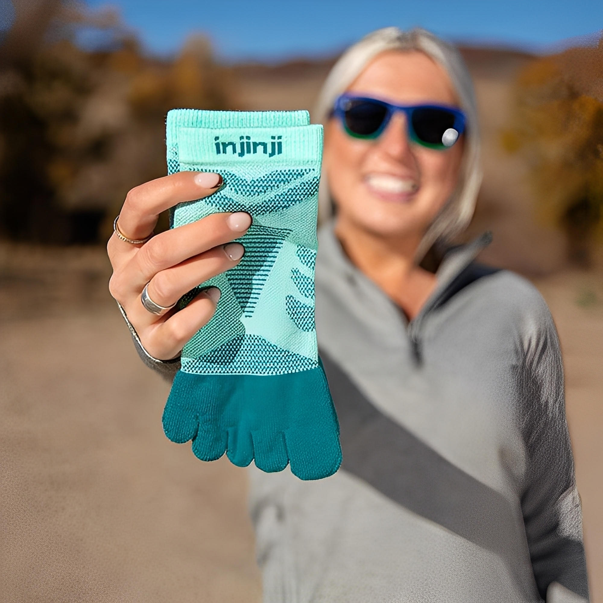 Injinji Women's Ultra Run Mini-Crew Socks 