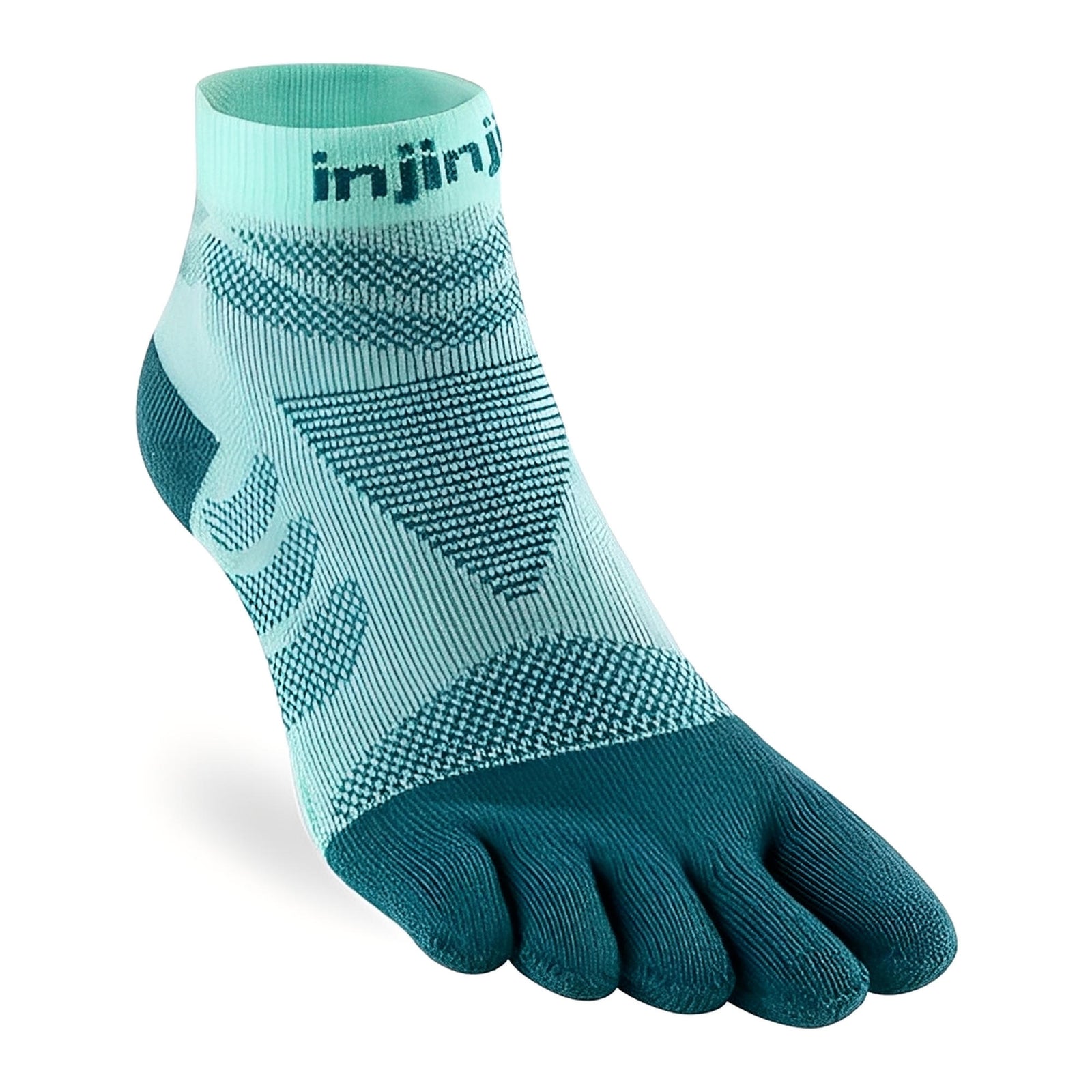 Injinji Women's Ultra Run Mini-Crew Socks Glacier XS/S 