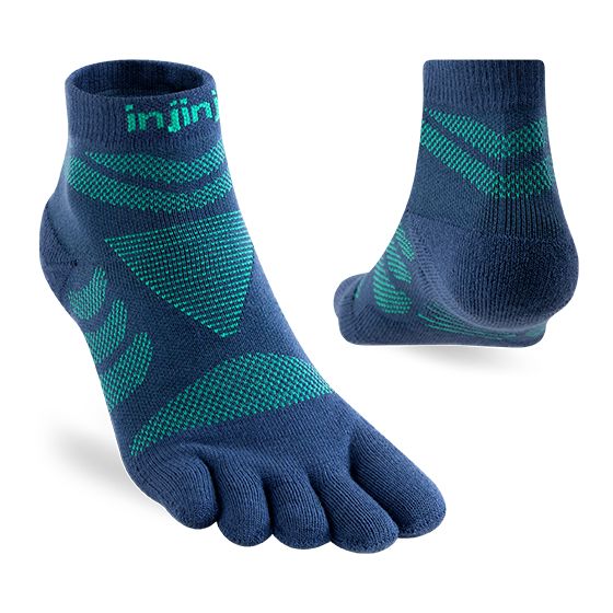 Injinji Women's Ultra Run Mini-Crew Socks Poseidon XS/S 