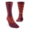Injinji Ultra Run Crew Socks Mahogany S 