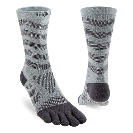 Injinji Women's Ultra Run Crew Socks Slate XS/S 