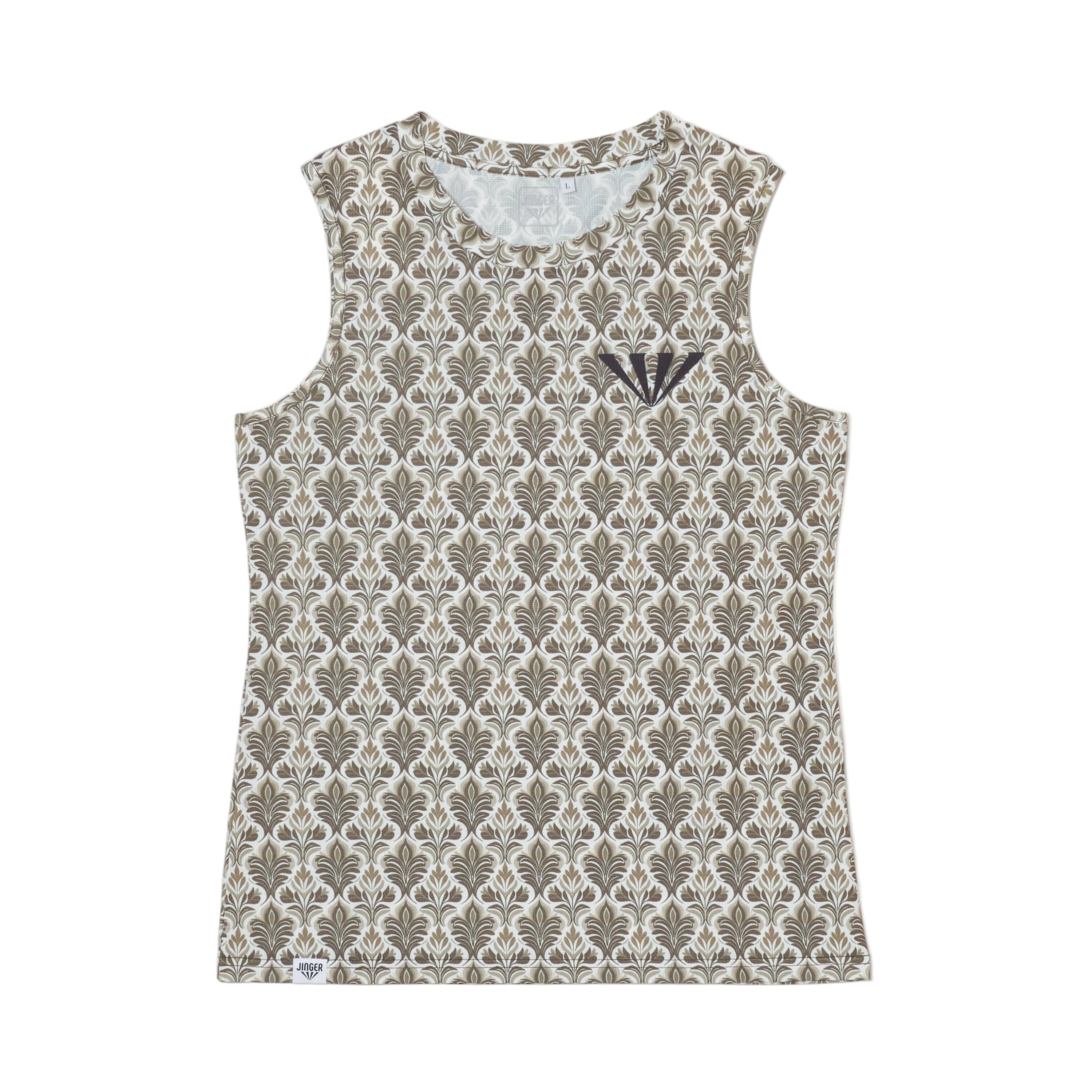 JINGER Women's Seamless Running Tank Top JF-6031 White S 