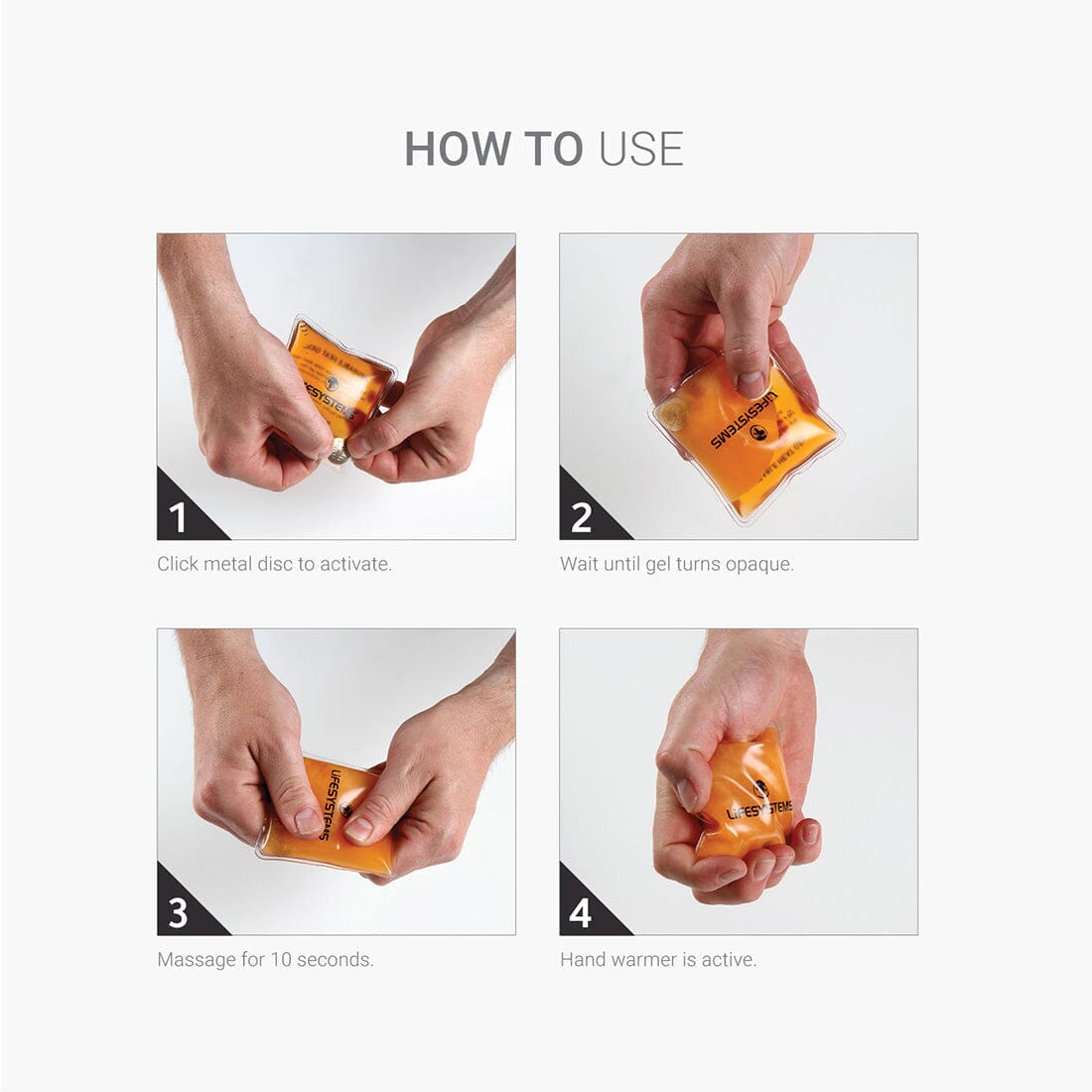 Lifesystems Reusable Hand Warmers 