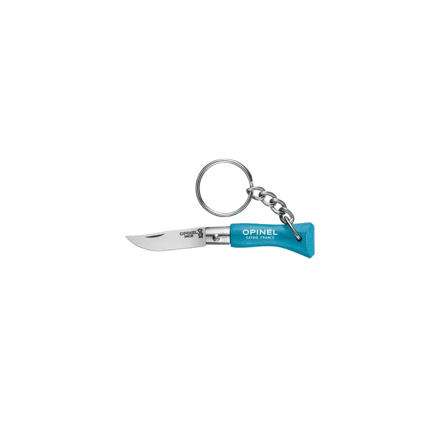 Opinel Pocket Knife Keychain N°02 Cyan Blue 