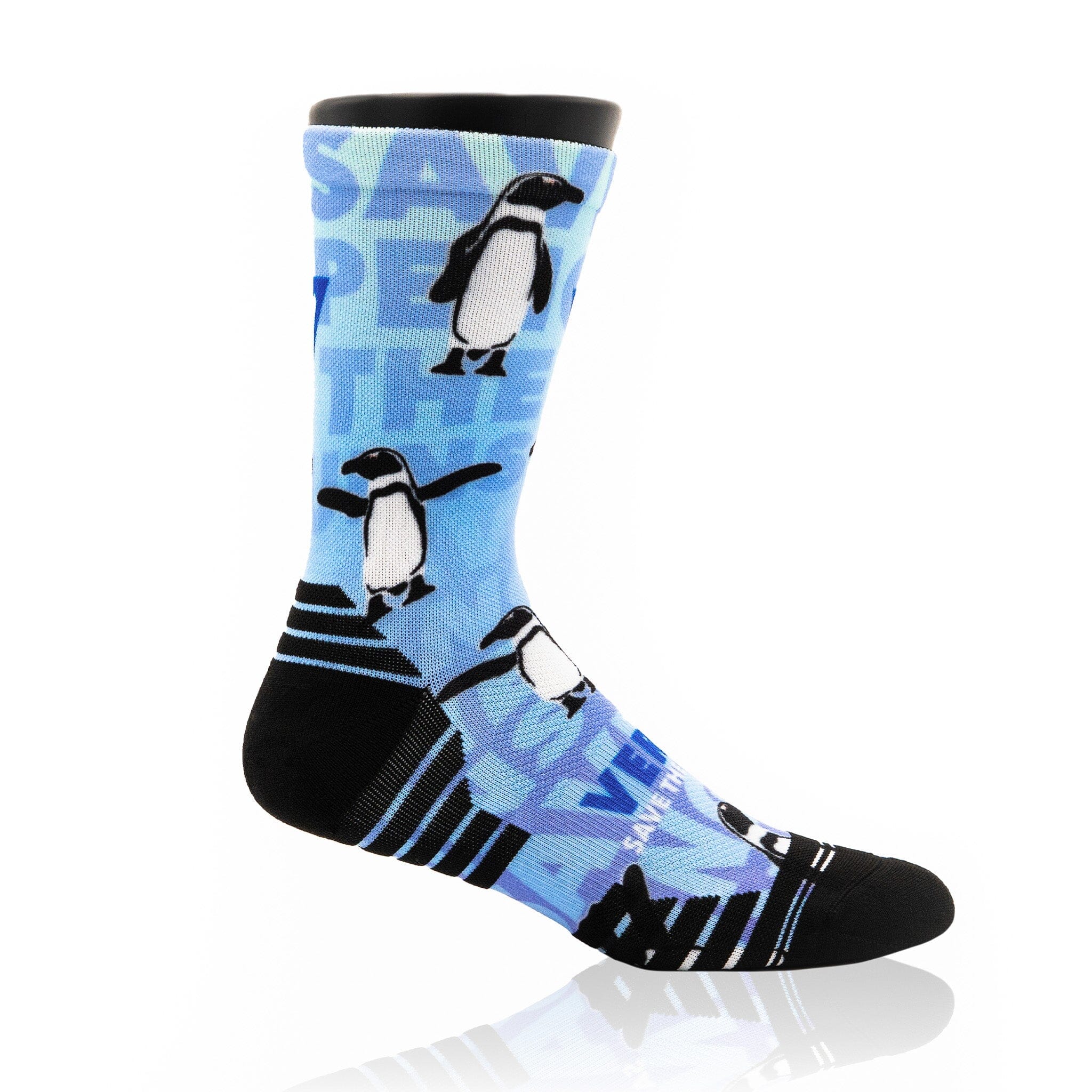 Versus Save The Penguins Active Crew Socks 