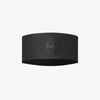Buff Coolnet UV+ Wide Headband Solid Black One Size 