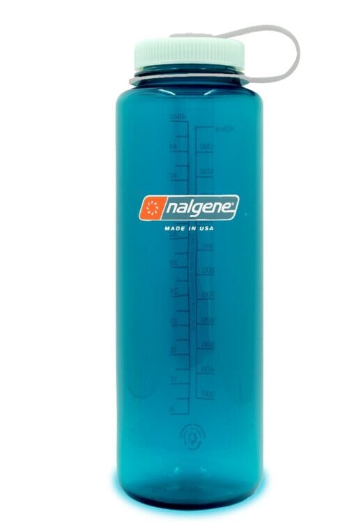 Nalgene 48oz Wide Mouth Sustain Silo Bottle Trout Green 