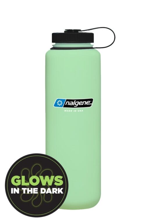 Nalgene 48oz Wide Mouth Sustain Silo Bottle Glow 
