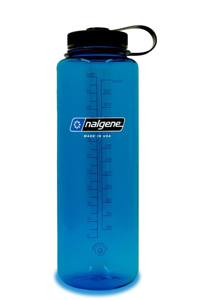 Nalgene 48oz Wide Mouth Sustain Silo Bottle Blue 