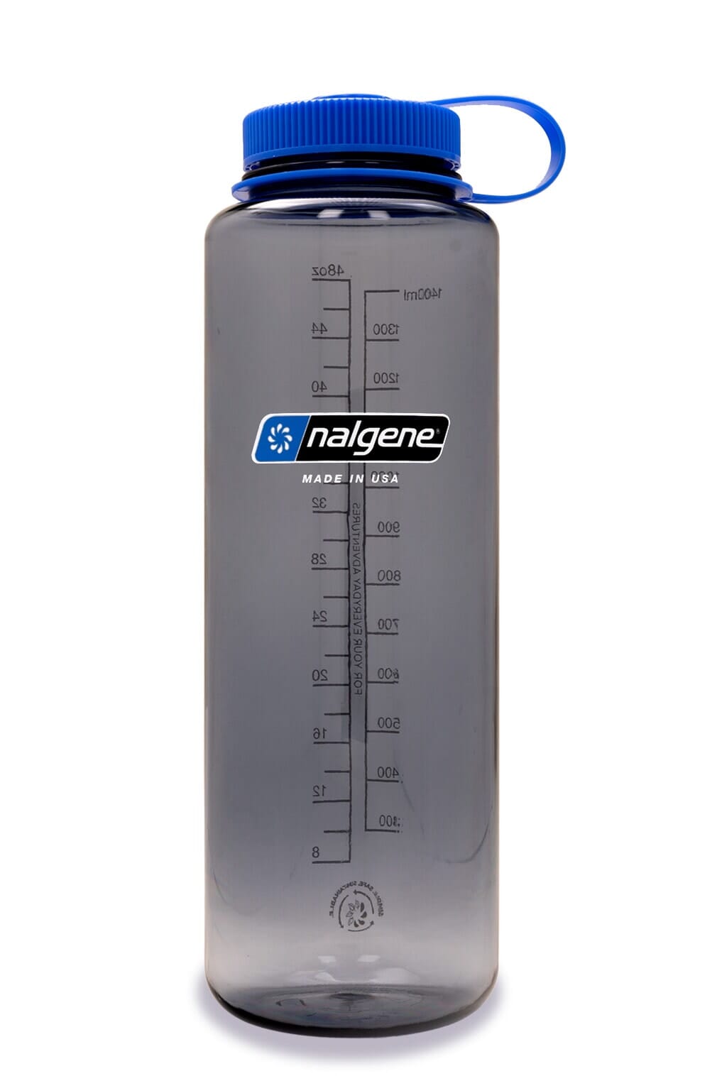 Nalgene 48oz Wide Mouth Sustain Silo Bottle Gray 