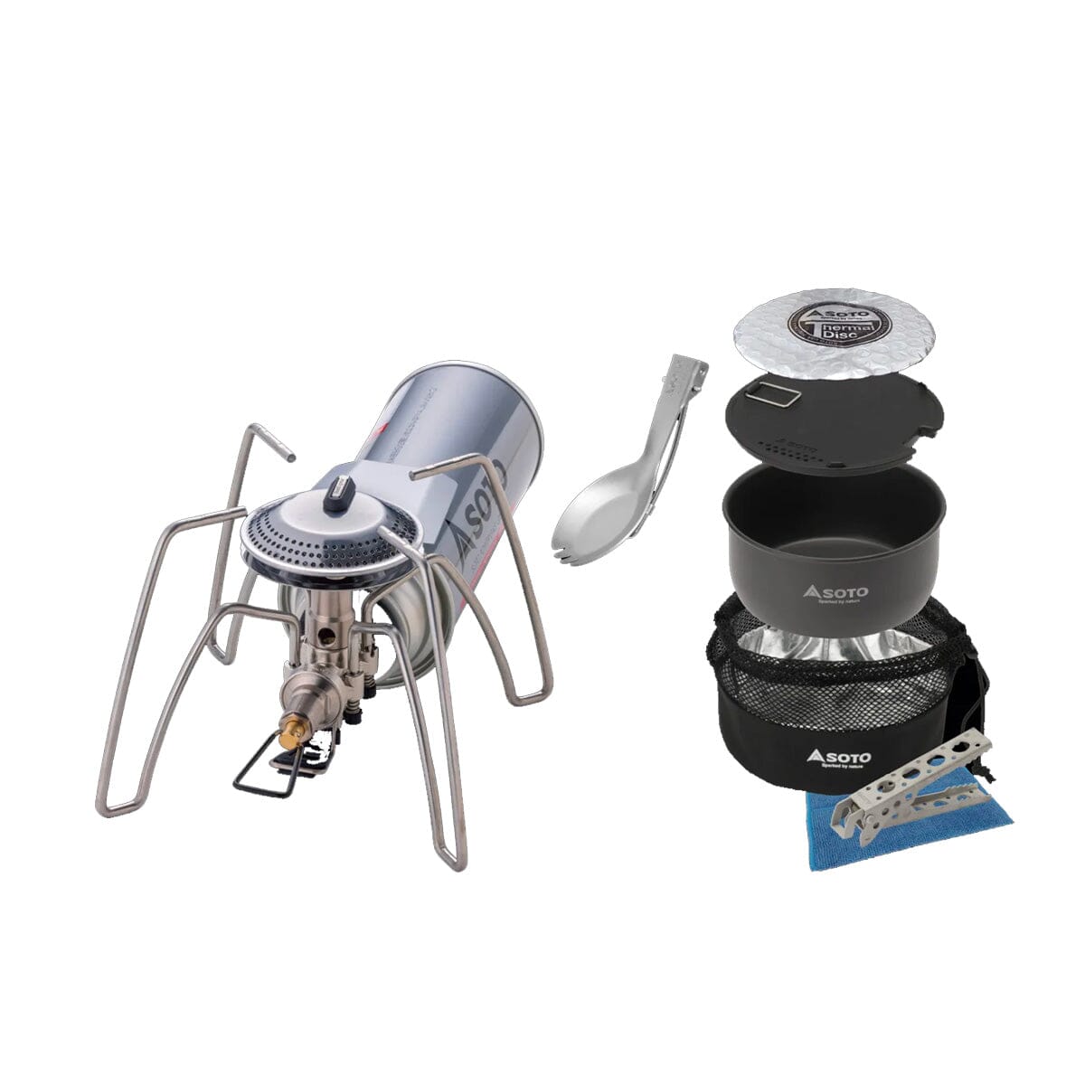 SOTO Regulator Stove Range-Pocket Spork/Cooker Combo 