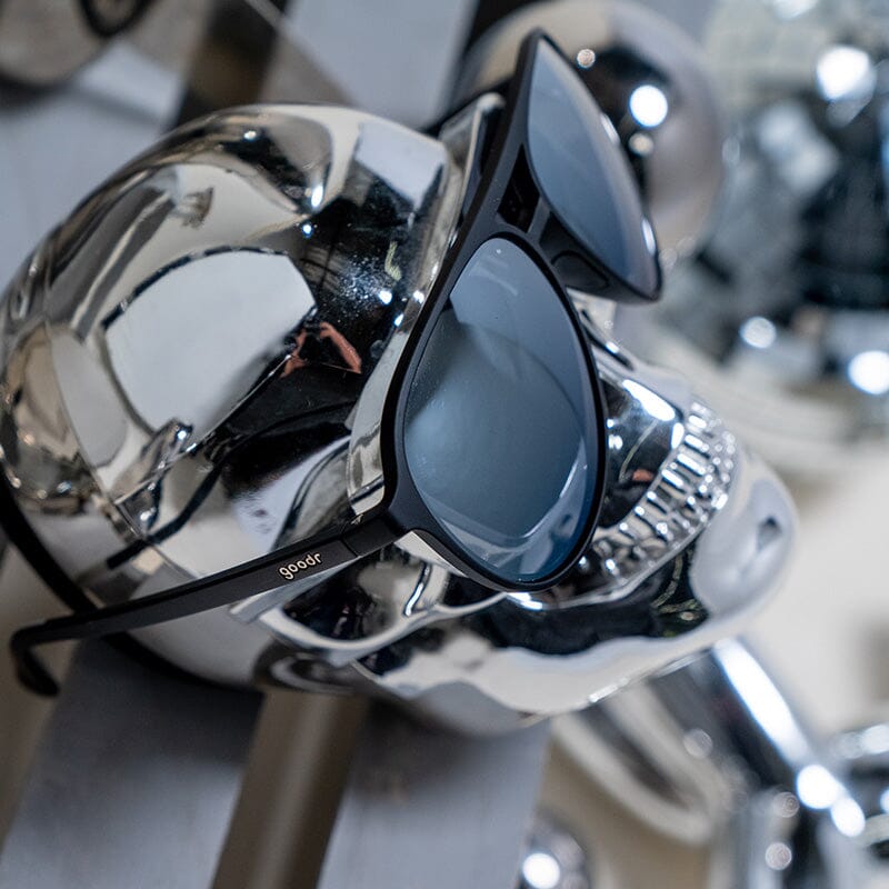 goodr MACH G - Sports Sunglasses - Add the Chrome Package 