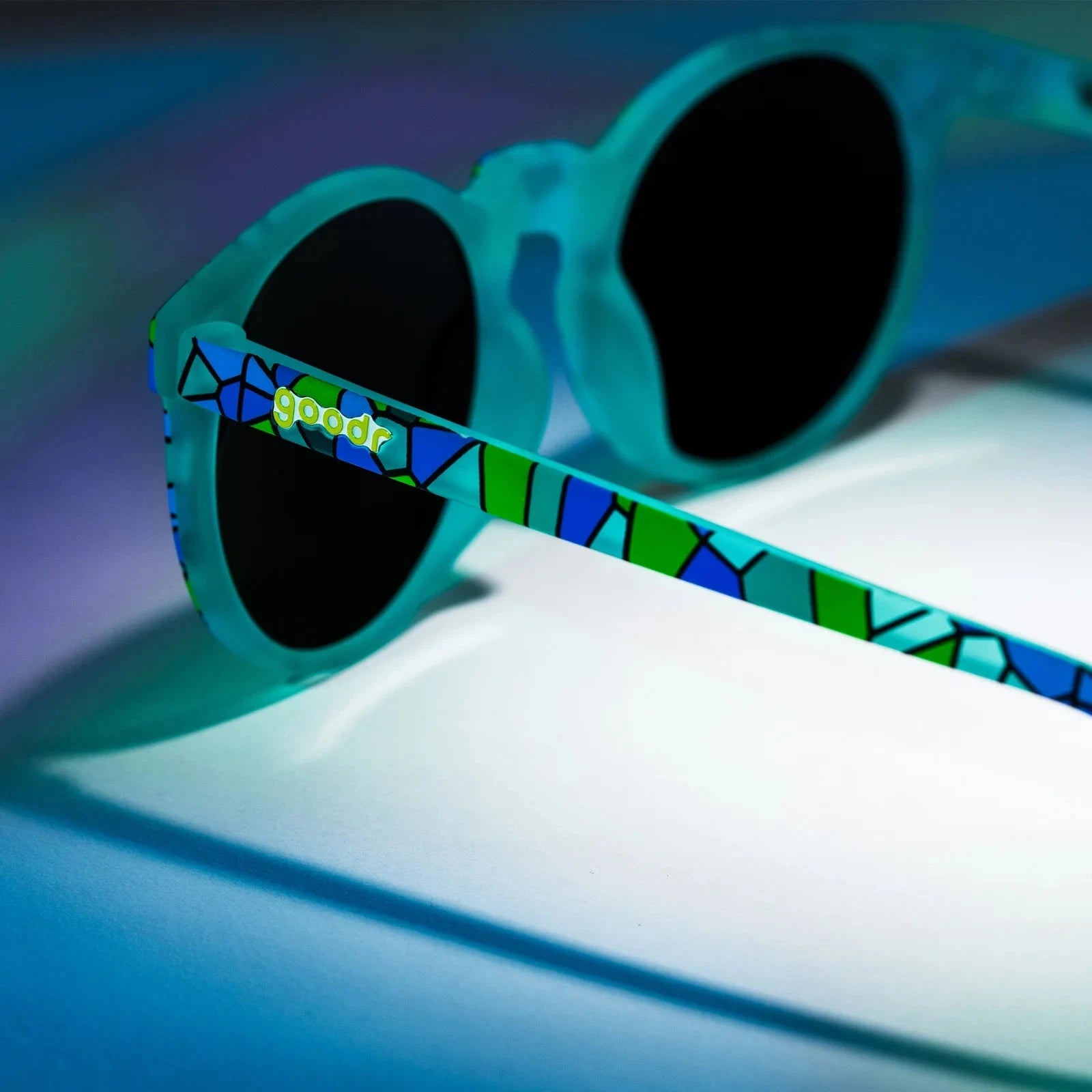 goodr Circle G - Sports Sunglasses - Moody Mosaic Musings 