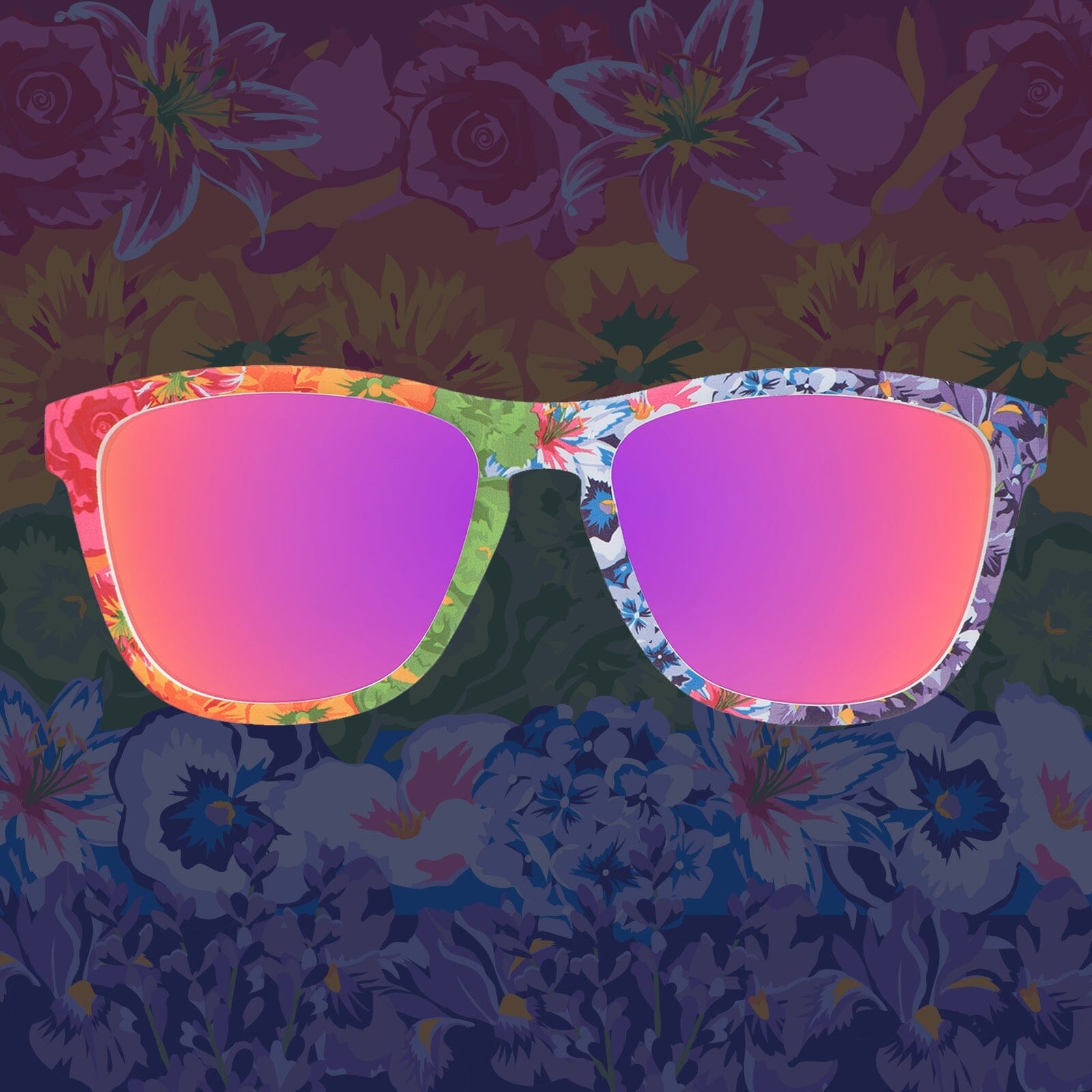 goodr OG - Sports Sunglasses - Pride In Full Bloom 