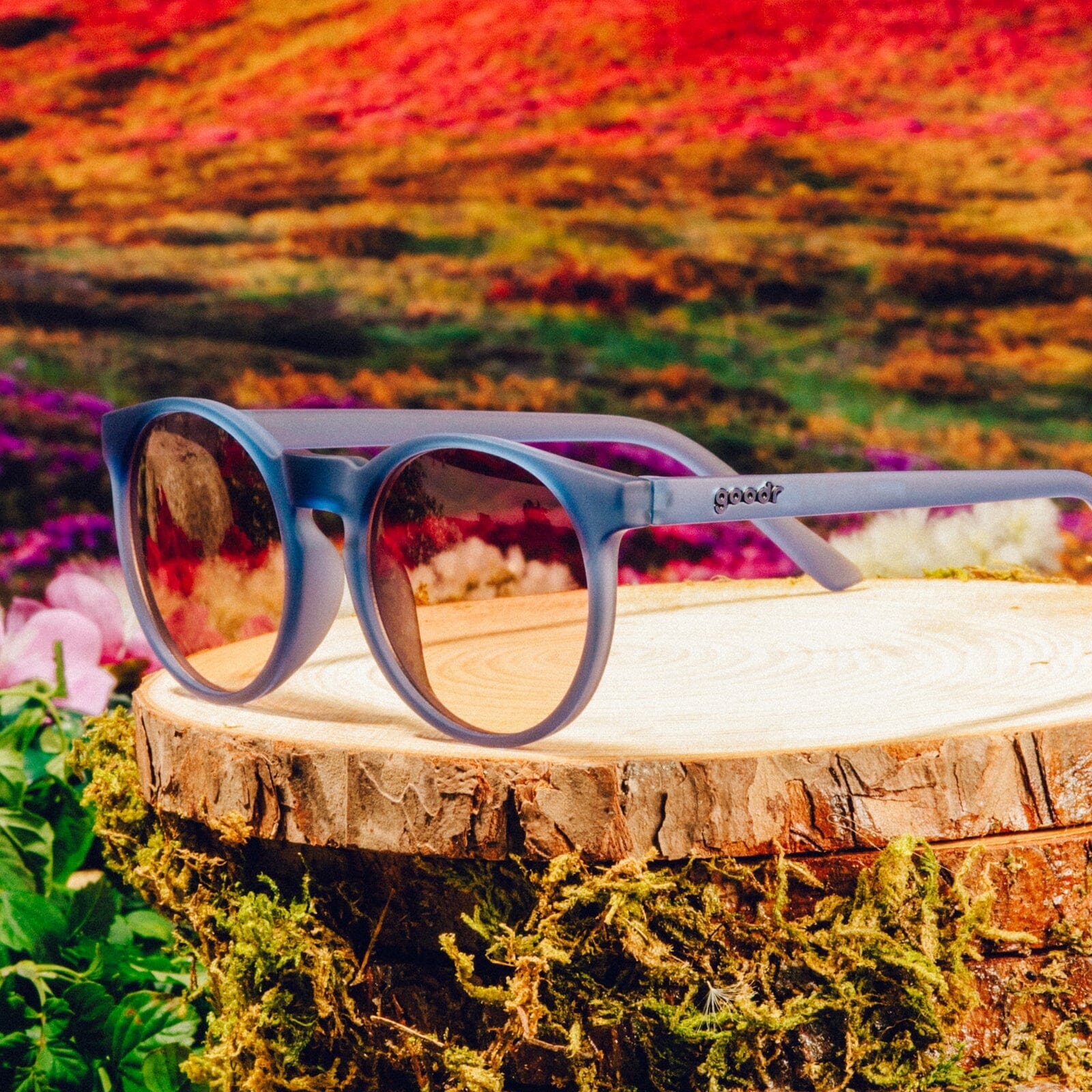 goodr Circle G - Sports Sunglasses - Stares Into the Abyss 