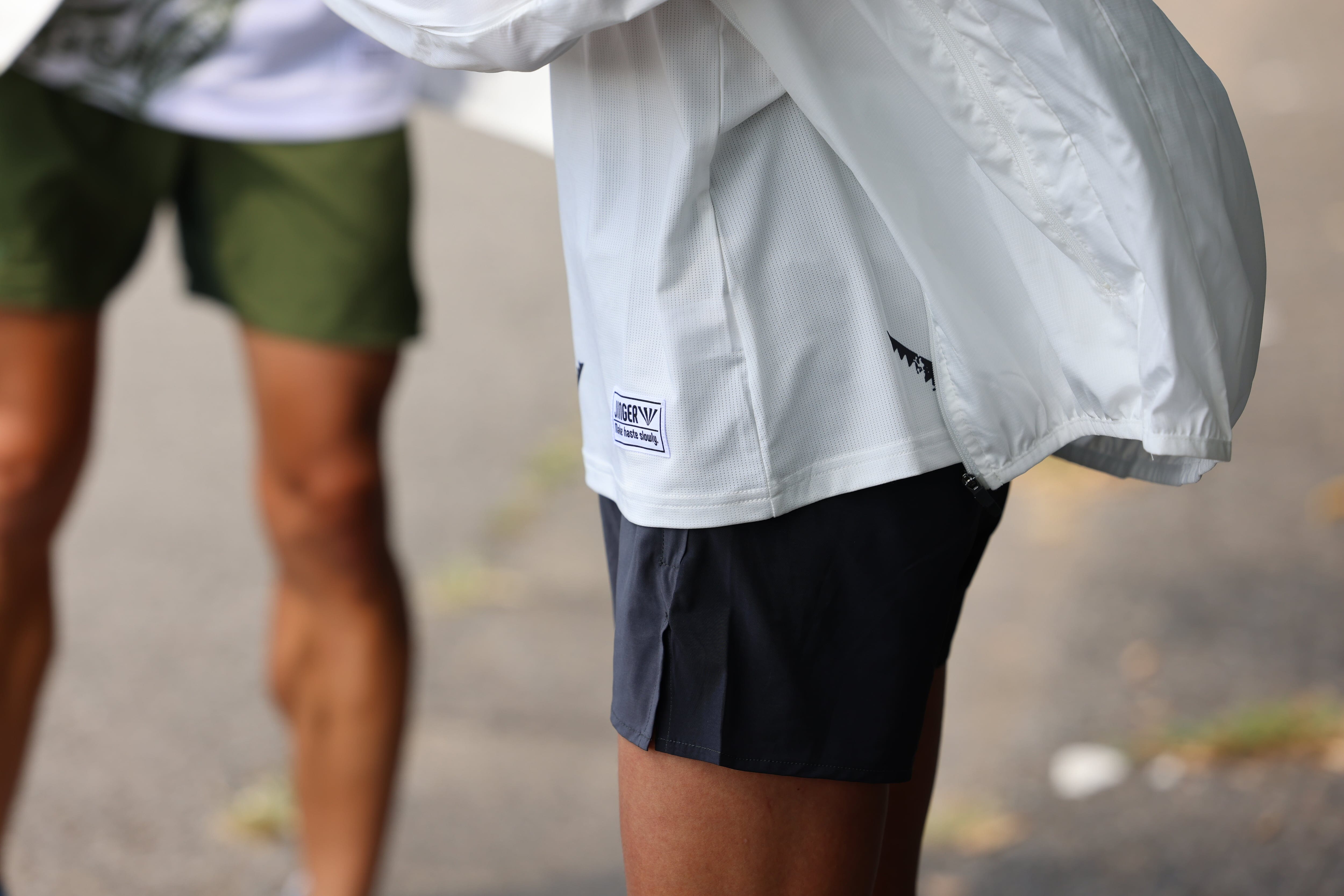 JINGER Unisex's Hooded Running Jacket J-3009 