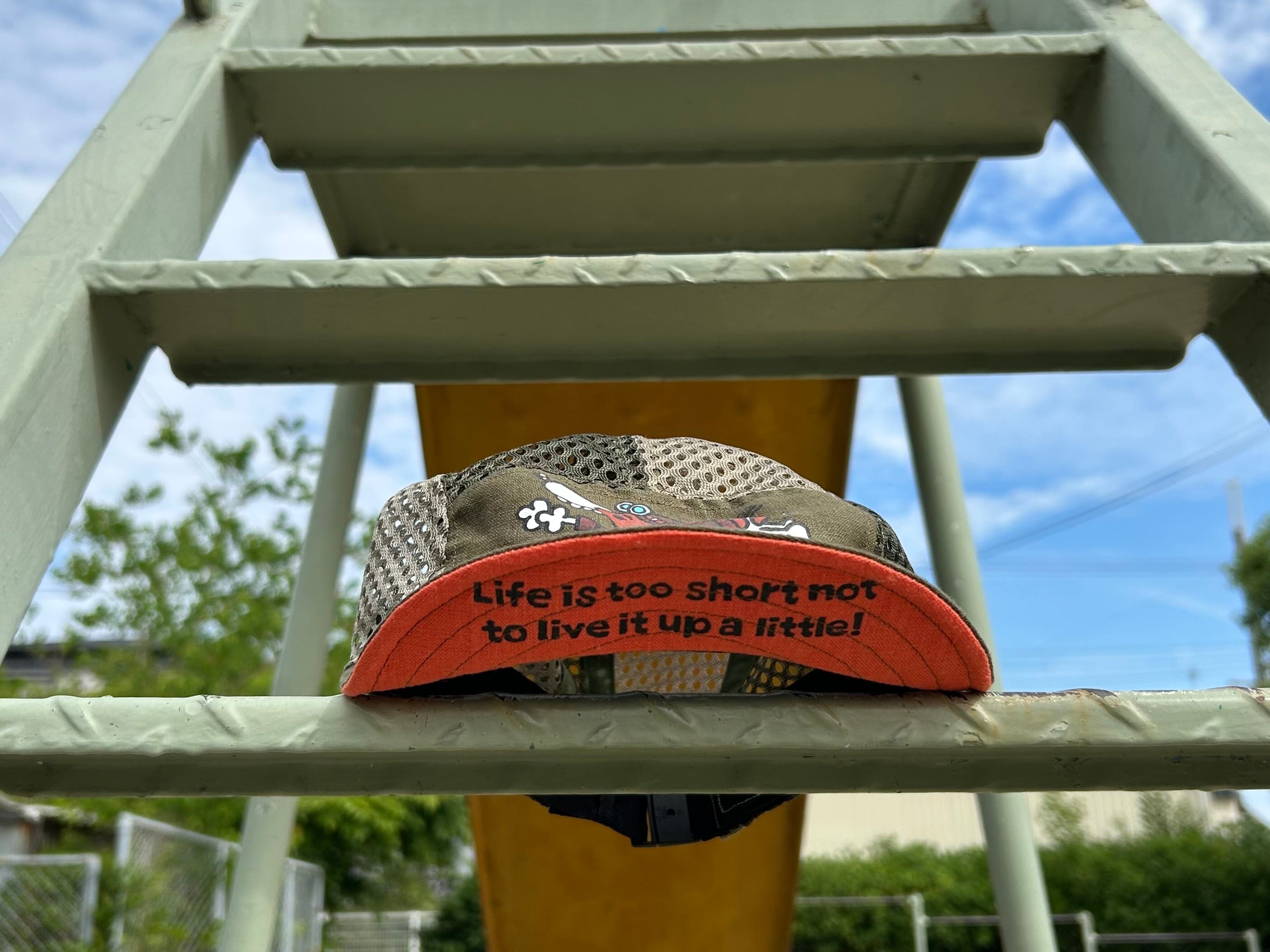 CACHALOT cycleworks FLYING BECKY Linen Hand Paint Jet Cap