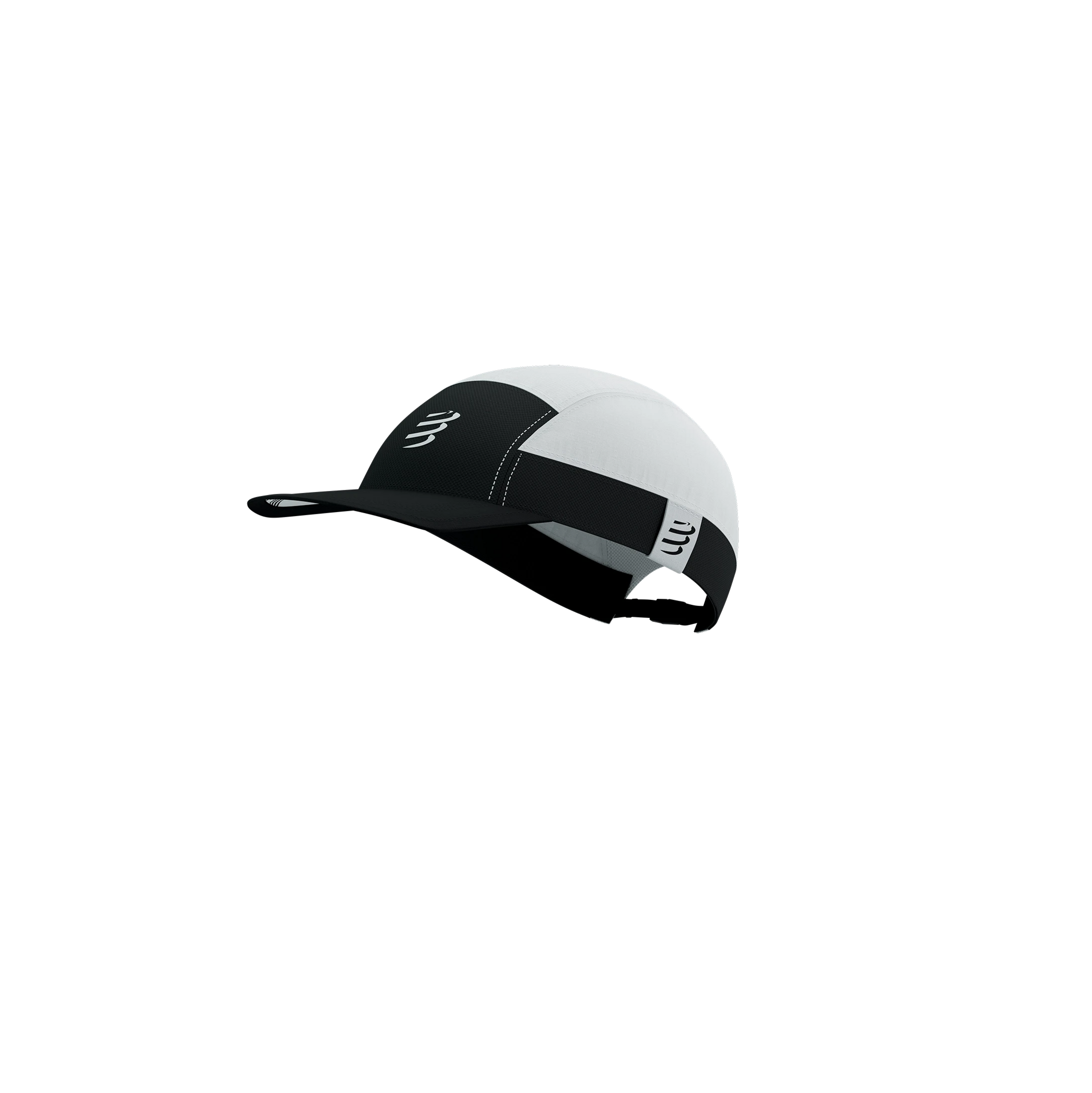 Compressport 5 Panel Light Cap White/Black 